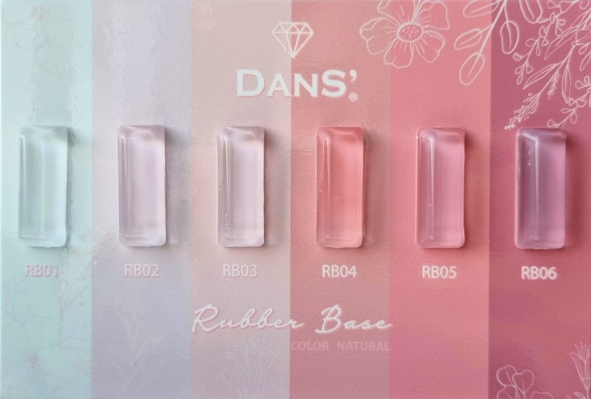 RUBBER BASE DANS COLORES 10ml3