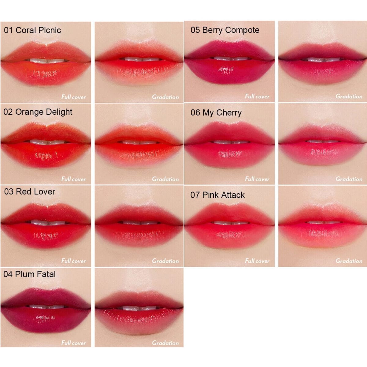 I'M MEME COLOR KEY RING WATER GEL TINT (variedad de tonos)9