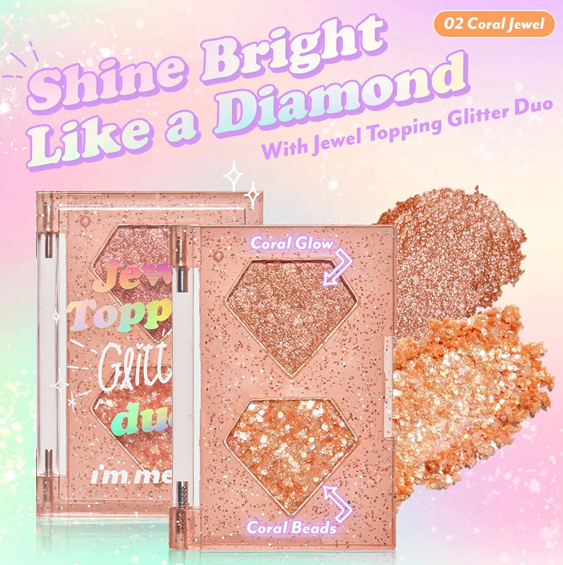 I’M MEME JEWEL TOPPING GLITTER DUO2