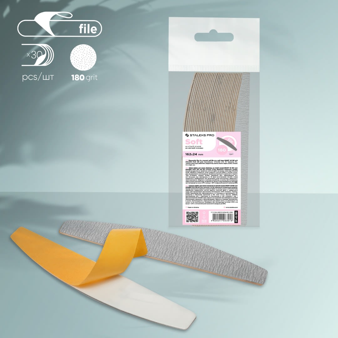 Staleks Pro Lima Adhesiva Smart 40 Soft - Grit 1801