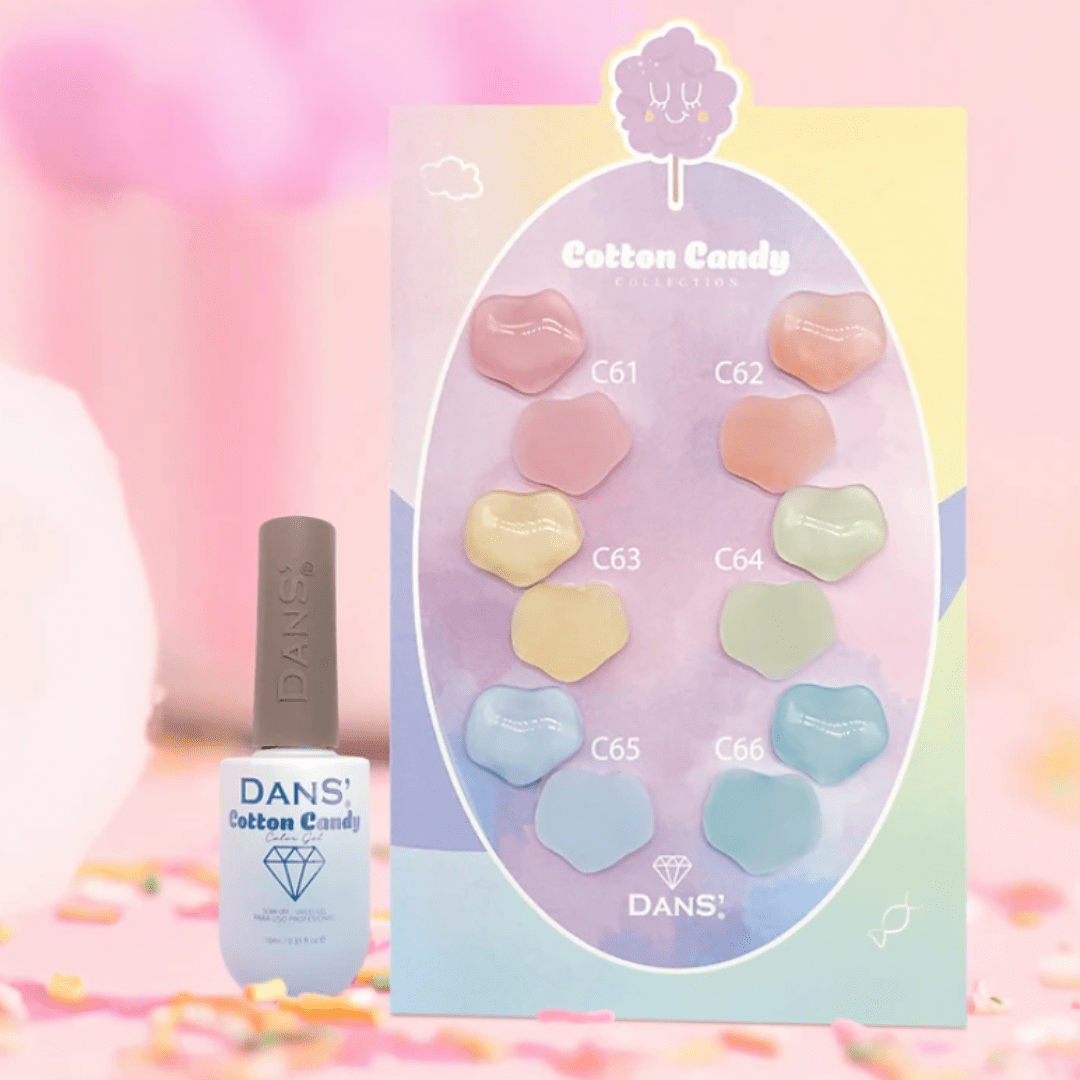 COLECCION COTTON CANDY DANS (kit 6 esmaltes permanentes)2