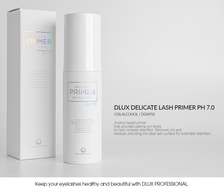 DLUX Primer Delicate PH 7 Pestañas y Parpados sensibles 1