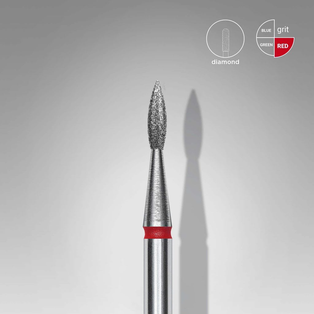 Fresa Flama Aguda .18 Staleks Pro – Roja 0