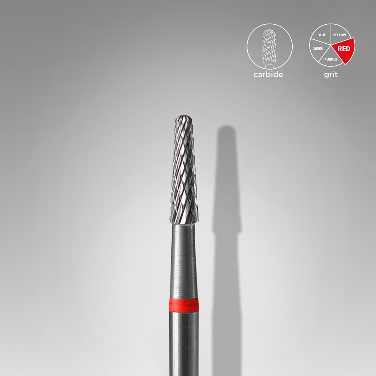 Staleks Pro Fresa de Carburo “Detalle” 2,3mm - Roja 0