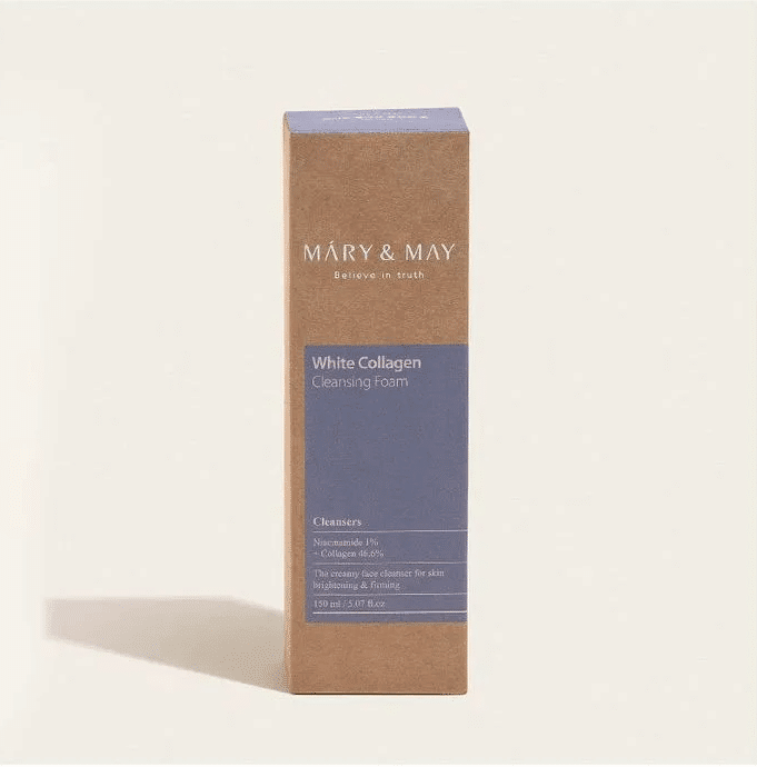 MARY&MAY White Collagen Cleansing Foam-Jabón Facial-150ml2