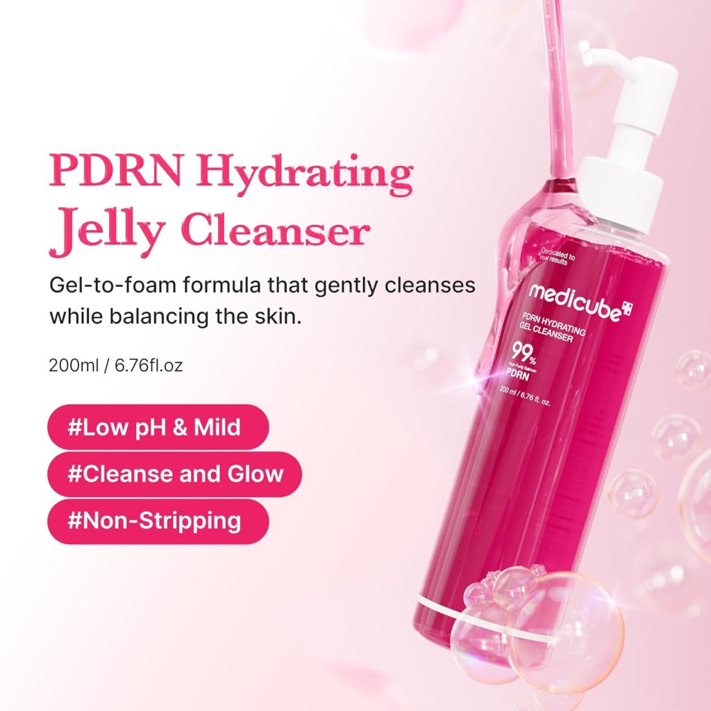 MEDICUBE – PDRN Hydrating Gel Cleanser – Jabón de Limpieza 200ml2