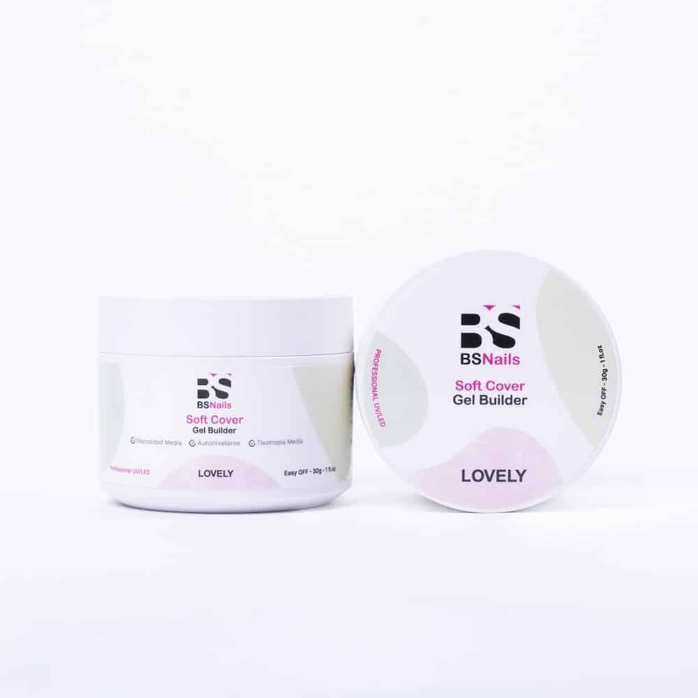 BSNAILS Gel Builder Soft Cover Autonivelante – LOVELY – Pote de 30 ML 0