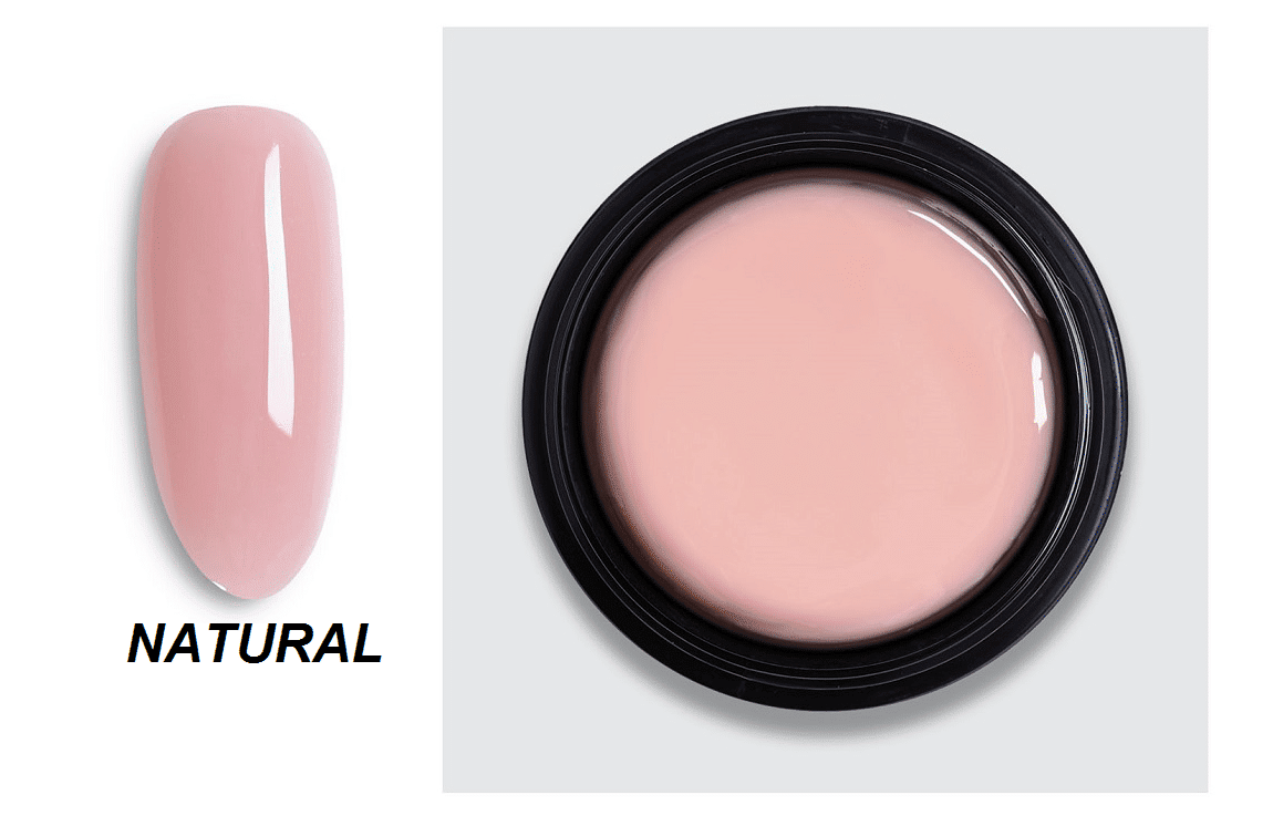 BSNAILS Gel Builder Start Up Autonivelante – NATURAL – Envase Rosado 30 ML2