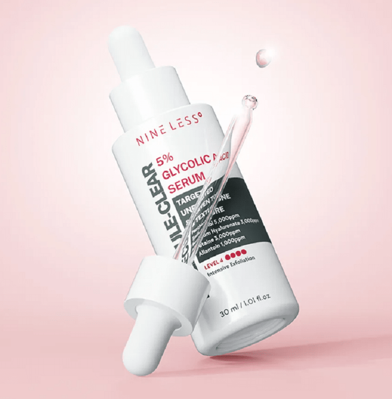 NINELESS – 5% Glycolic Acid Serum – 30ml2