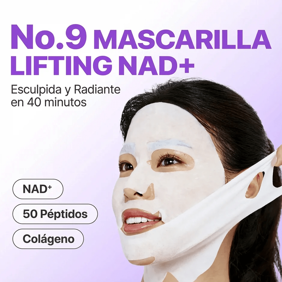NUMBUZIN No. 9 NAD Bio Lifting-sil Full Face Pack Sheet4