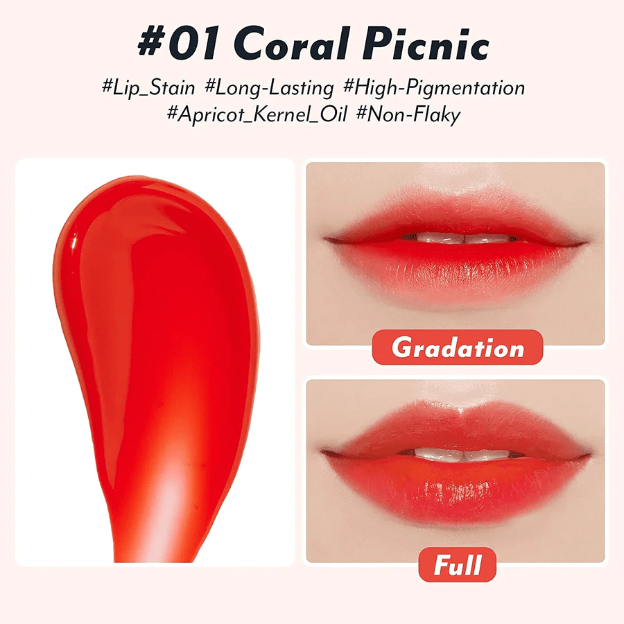 I'M MEME COLOR KEY RING WATER GEL TINT 01 Coral Picnic1