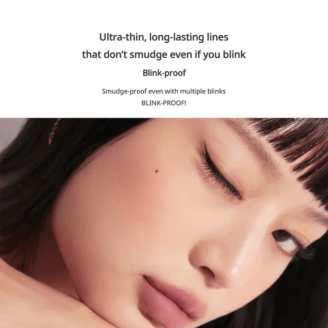 Peripera Delineador “Ink Thin Thin Brush Liner” 001 BLACK NOIR6