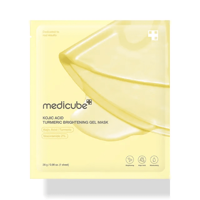 MEDICUBE Kojic Acid Turmeric Gel Mask – Mascarilla Gel Despigmentante- 1 pieza 0