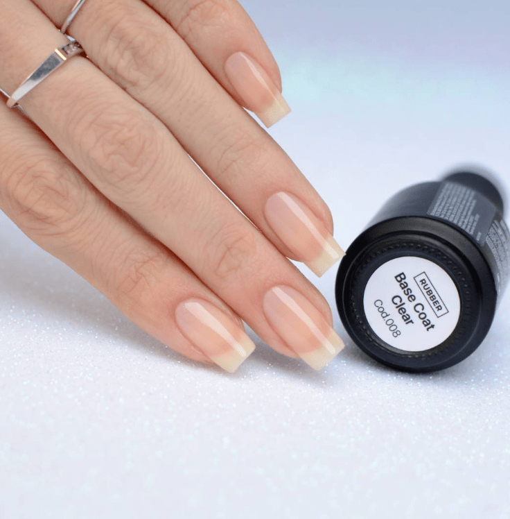 Rubber Base Coat Clear PINK MASK2