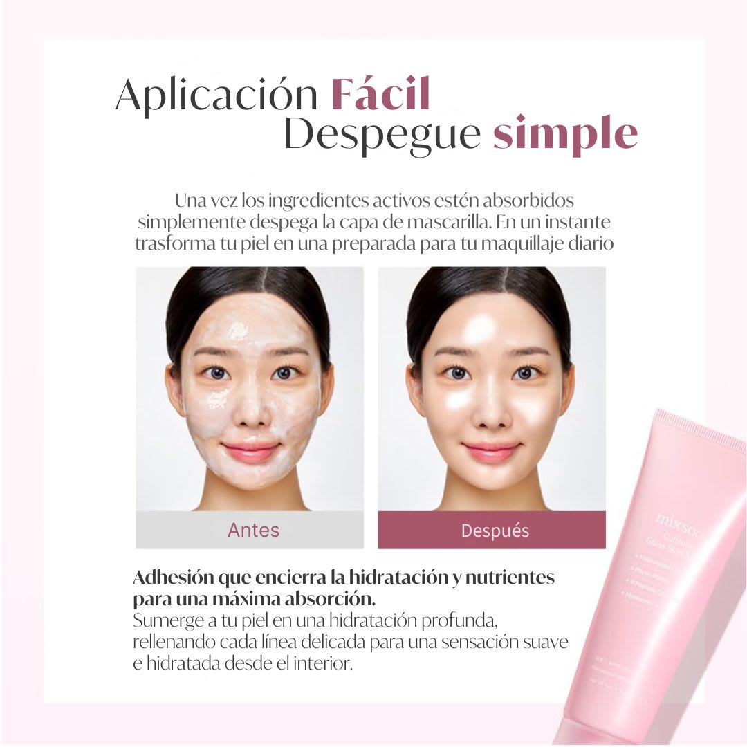 MIXSOON Collagen glass skin mask 80ml3