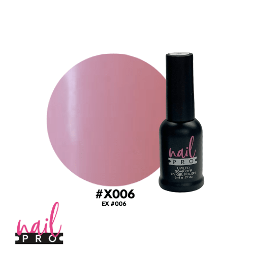 NAIL PRO Esmalte Permanente 8 ml X006 (ex006) Rosado Claro 0