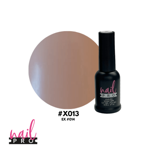 NAIL PRO Esmalte Permanente 8 ml X013 (ex014) Color piel 0