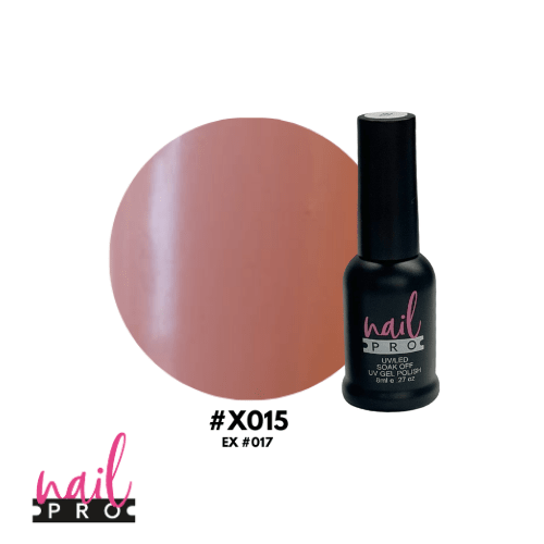 NAIL PRO Esmalte Permanente 8 ml X015 (ex017) Nude Rosa 0