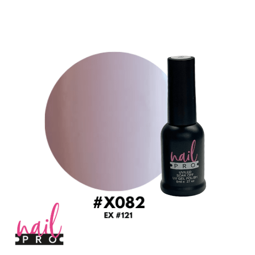 NAIL PRO Esmalte Permanente 8 ml X082 (ex121) Rosa Lila Claro 0