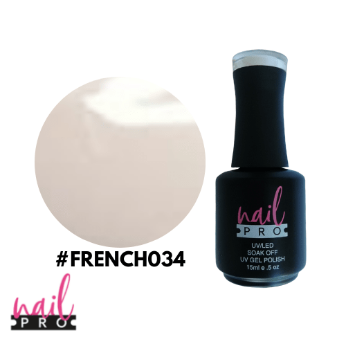 NAIL PRO Esmalte Permanente FRENCH034 Nude Lechoso1