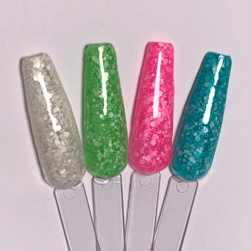 NAIL PRO Esmalte Permanente SNOW04 Esmalte transparente con glitter Calipso2
