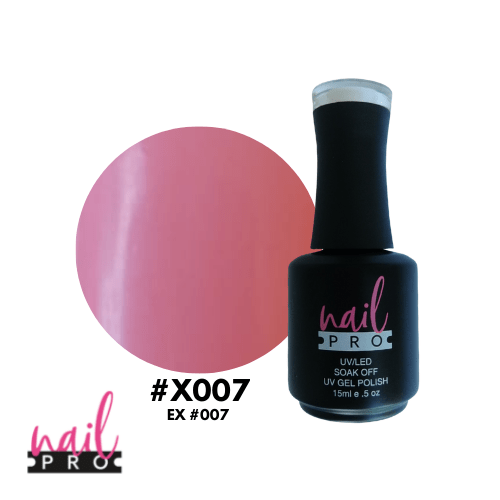 NAIL PRO Esmalte Permanente X007 Rosa Chicle1