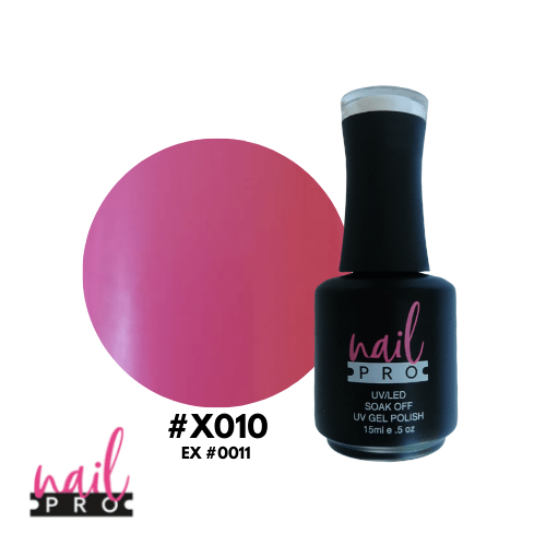 NAIL PRO Esmalte Permanente X010 Rosado 0