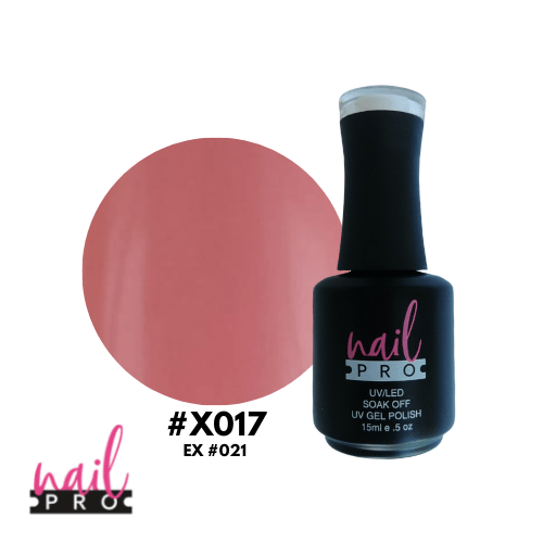NAIL PRO Esmalte Permanente X017 Palo Rosa 0