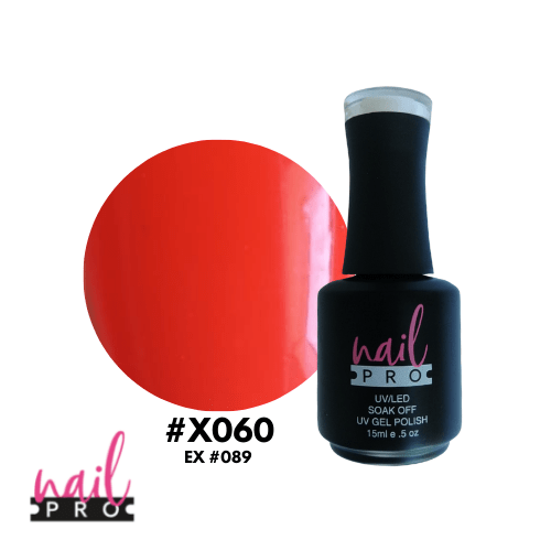 NAIL PRO Esmalte Permanente X060 Naranjo rojizo 0