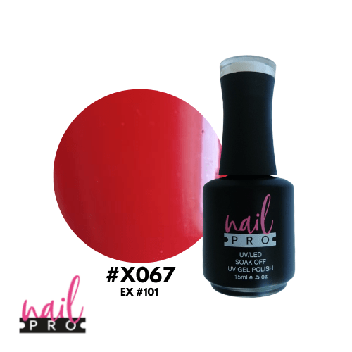 NAIL PRO Esmalte Permanente X067 Rojo italiano 0