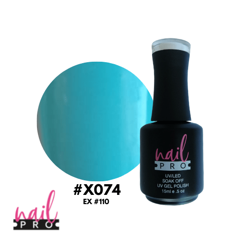 NAIL PRO Esmalte Permanente X074 Celeste 0
