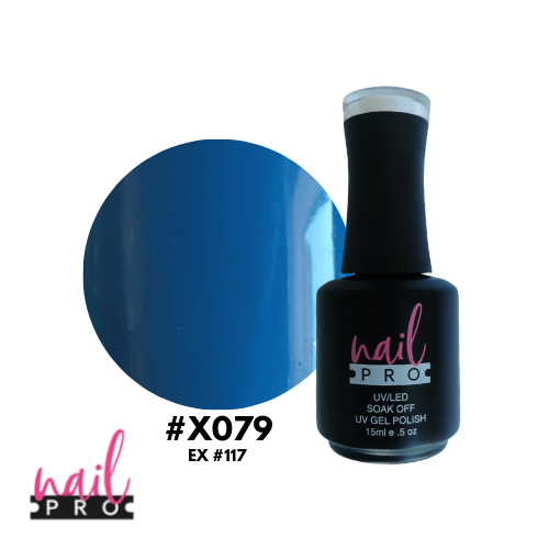 NAIL PRO Esmalte Permanente X079 Azul turquesa 0