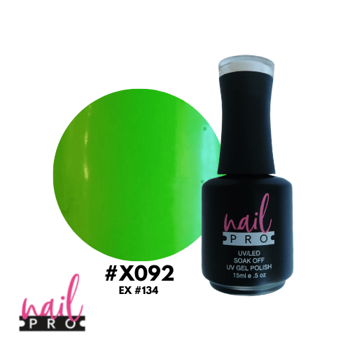 NAIL PRO Esmalte Permanente X092 Verde Fluor 0