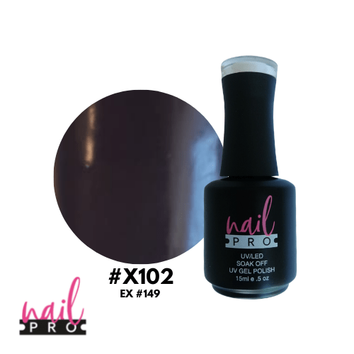 NAIL PRO Esmalte Permanente X102 Café Burdeo 0