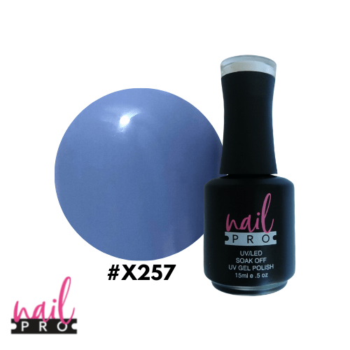NAIL PRO Esmalte Permanente x257 Azul bebé 0