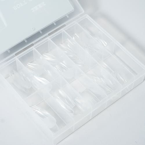 NAIL PRO TIPS SOFT GEL MEDIUM COFFIN LARGE 110U (PRE-LIMADOS)2