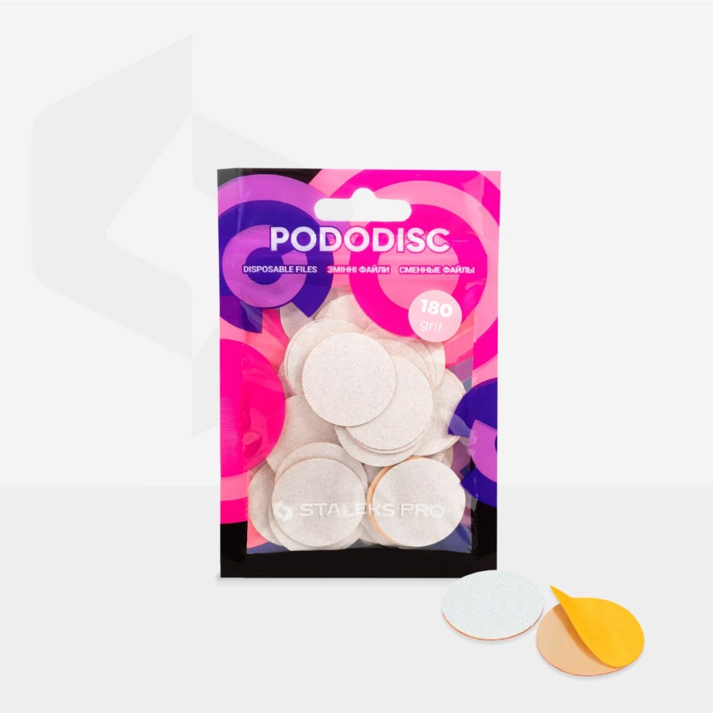 Staleks Pro Pads Para Pododisc - Talla “L” Blanco - Grit 1002