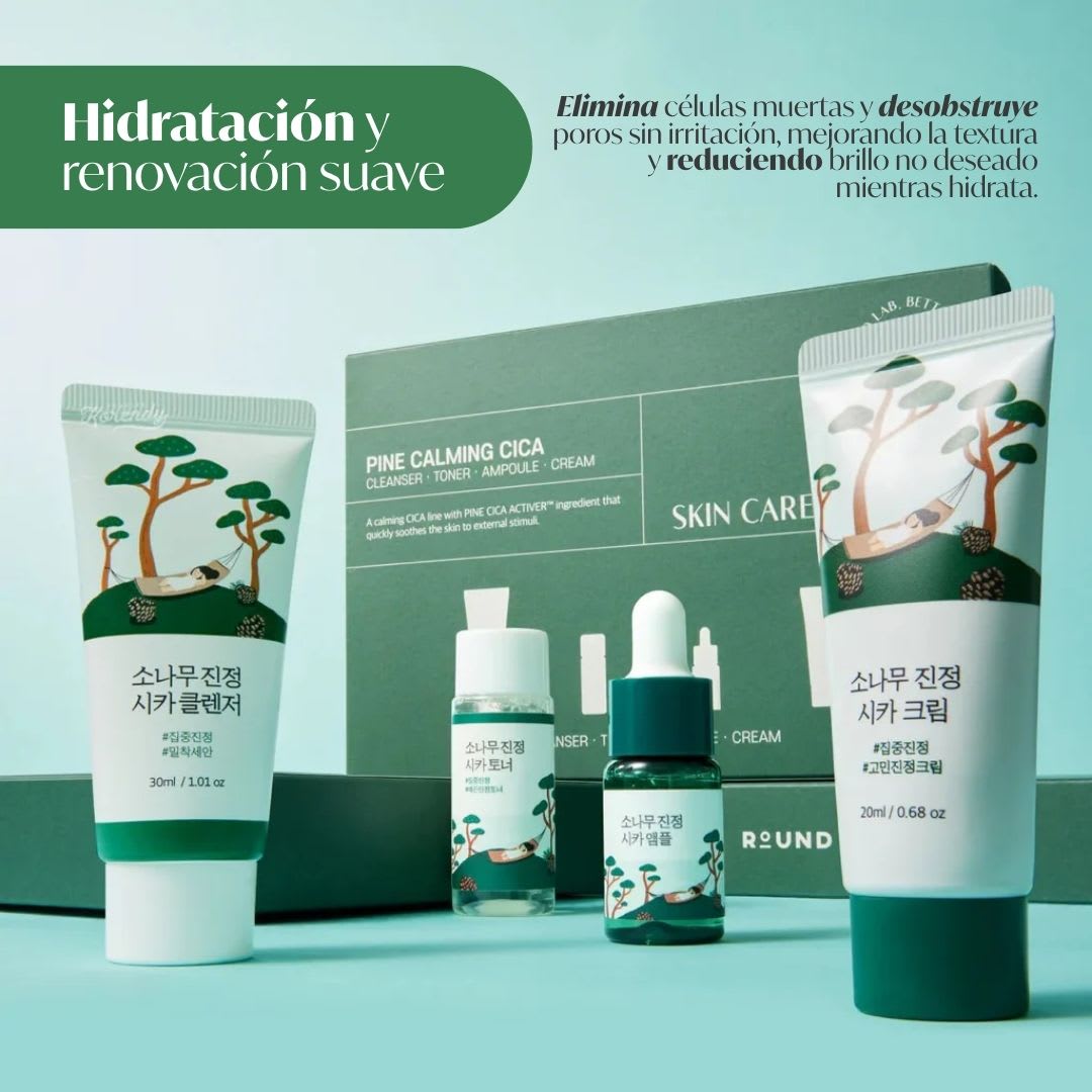 ROUND LAB Pine Calming Cica Trial Kit4