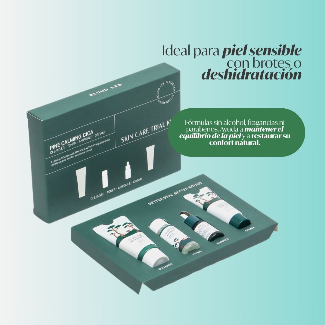 ROUND LAB Pine Calming Cica Trial Kit5