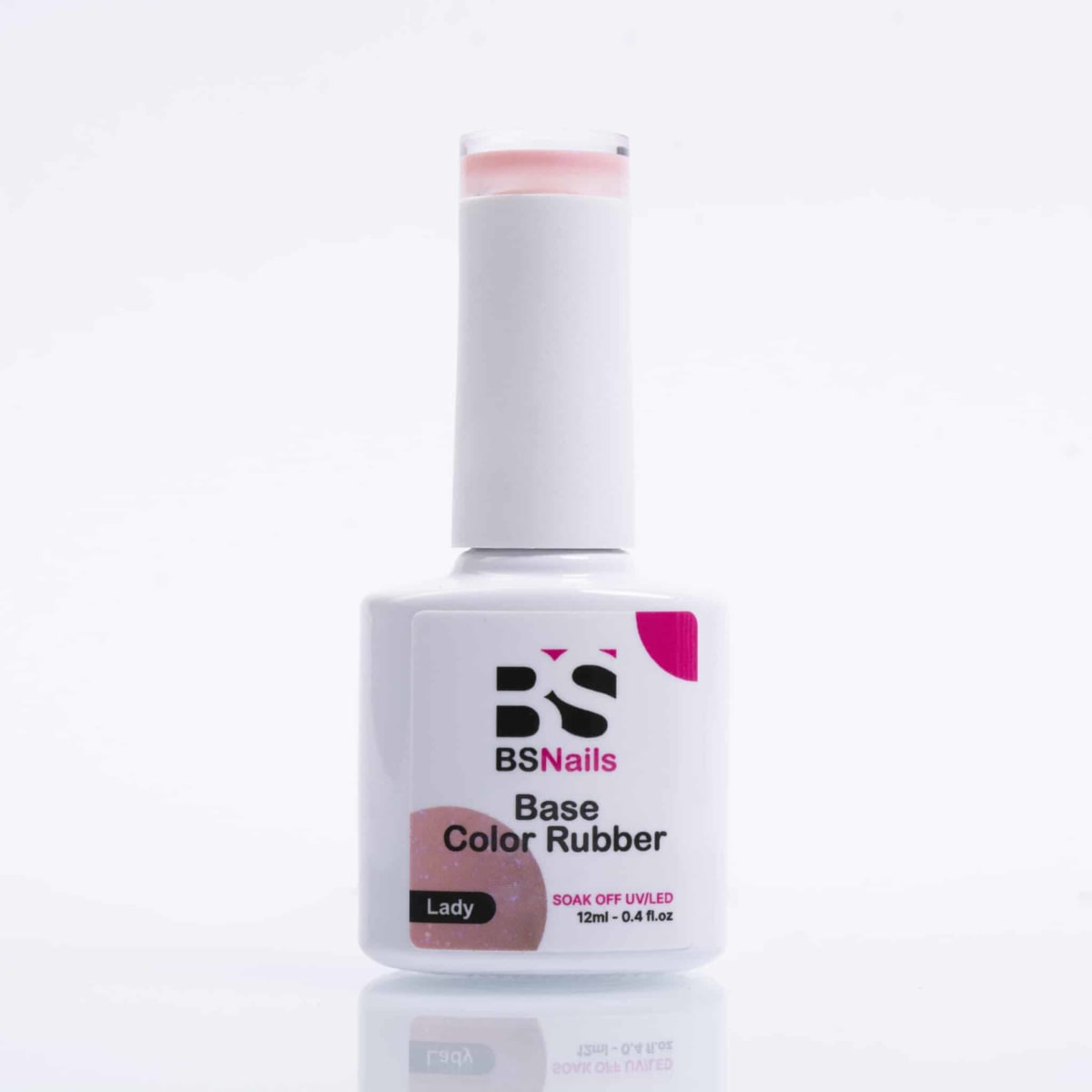 BSNAILS Base Rubber Color Glitter – LADY 0