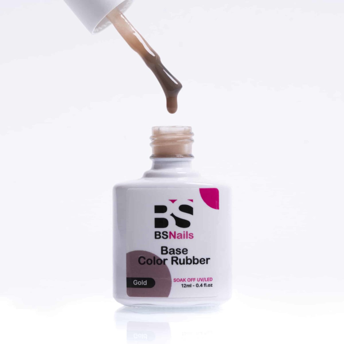 BSNAILS Base Rubber Color – GOLD2