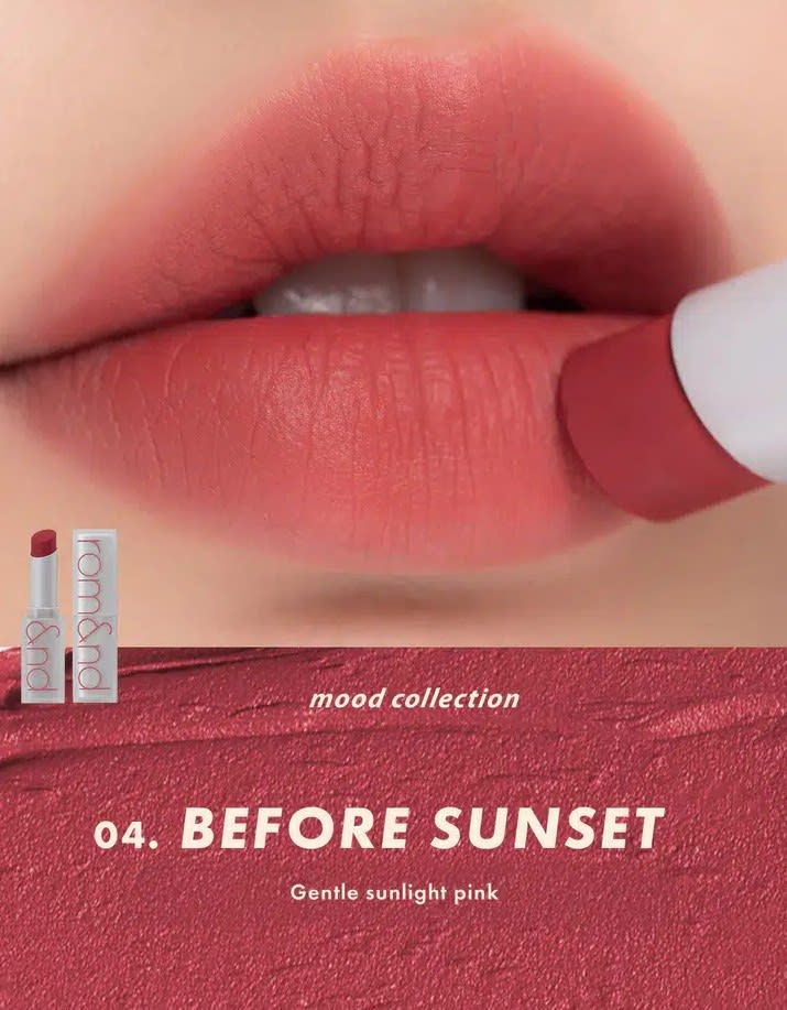 ROM&ND Zero Matte Lipstick #04 Before Sunset – Labial Matte2
