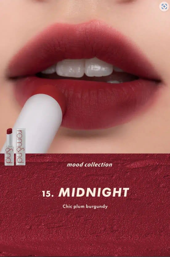 ROM&ND Zero Matte Lipstick #15 Midnight – Labial Matte2