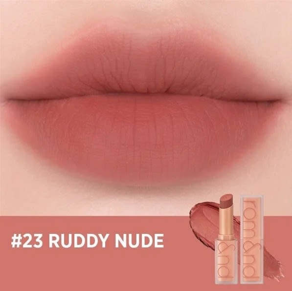 ROM&ND Zero Matte Lipstick #23 Ruddy Nude – Labial Matte2