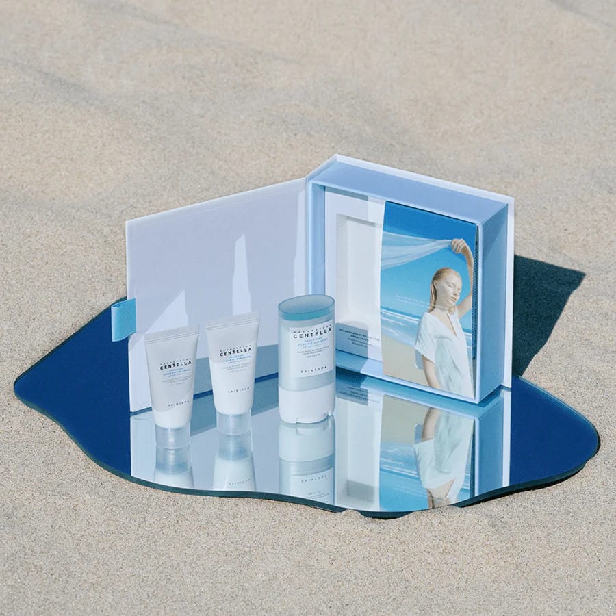 SKIN1004 Hyalu-Cica Sunsational Kit: Fotoprotector SPF 50 en Barra + Mini Tallas2
