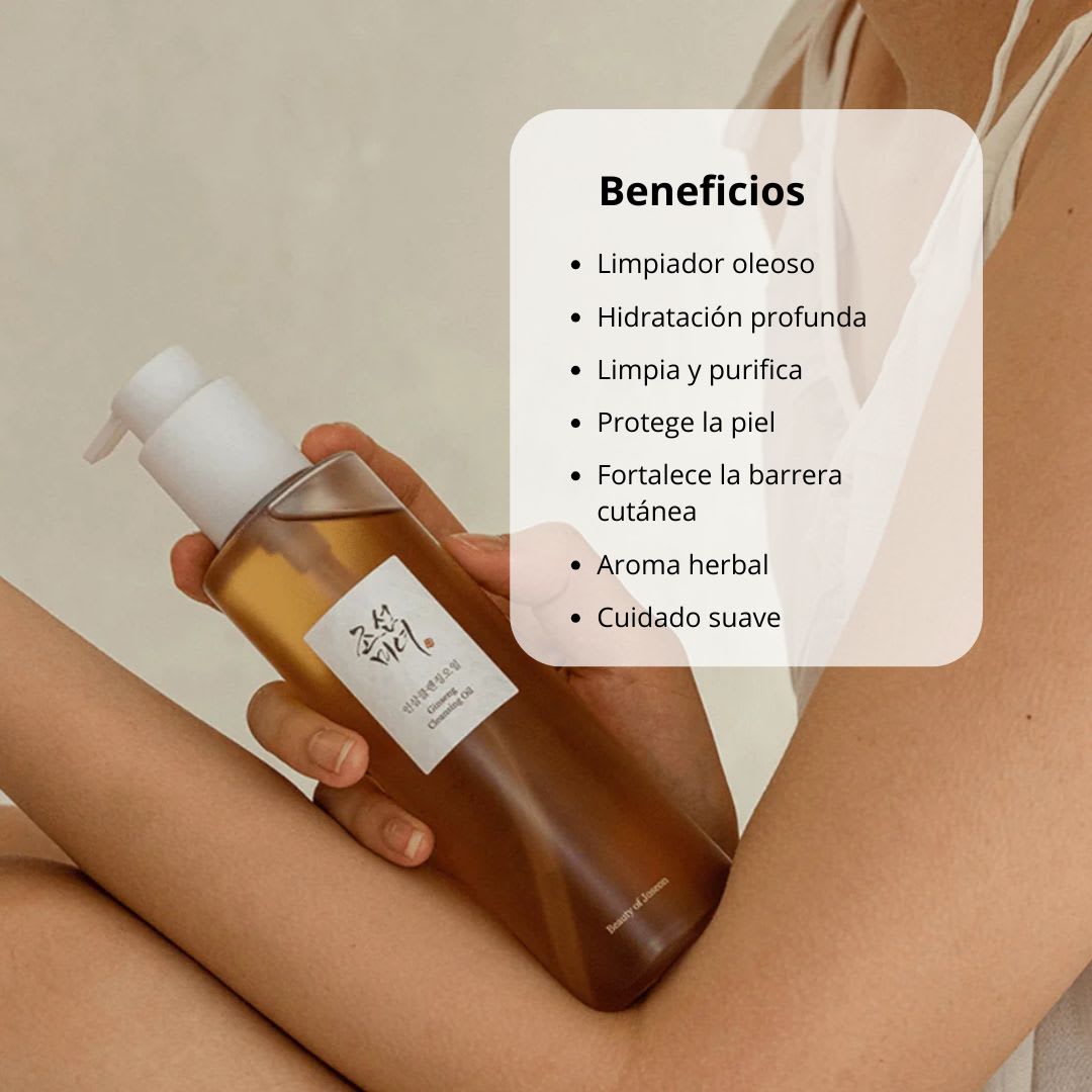 Beauty of Joseon Limpiador “Ginseng Cleansing Oil” 210ml2