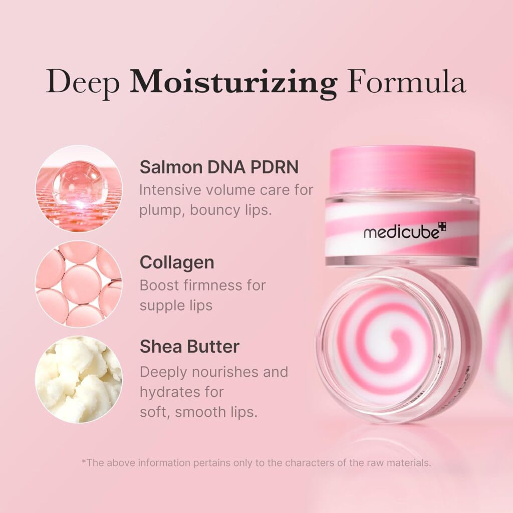 MEDICUBE – PDRN Lip Sleeping Mask – Mascarilla para Labios – 10g5