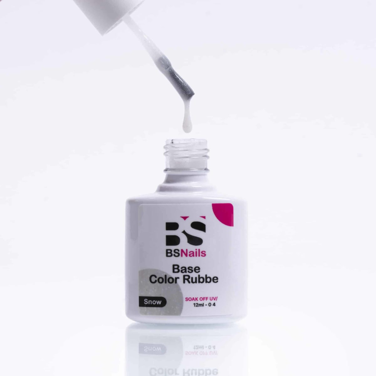 BSNAILS Base Rubber Color Glitter – SNOW2