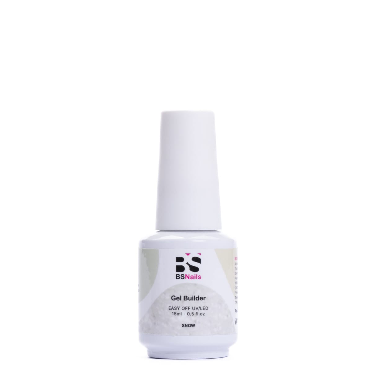 GEL BUILDER EN BOTELLA GLITTER SNOW BSNAILS 15ml 0
