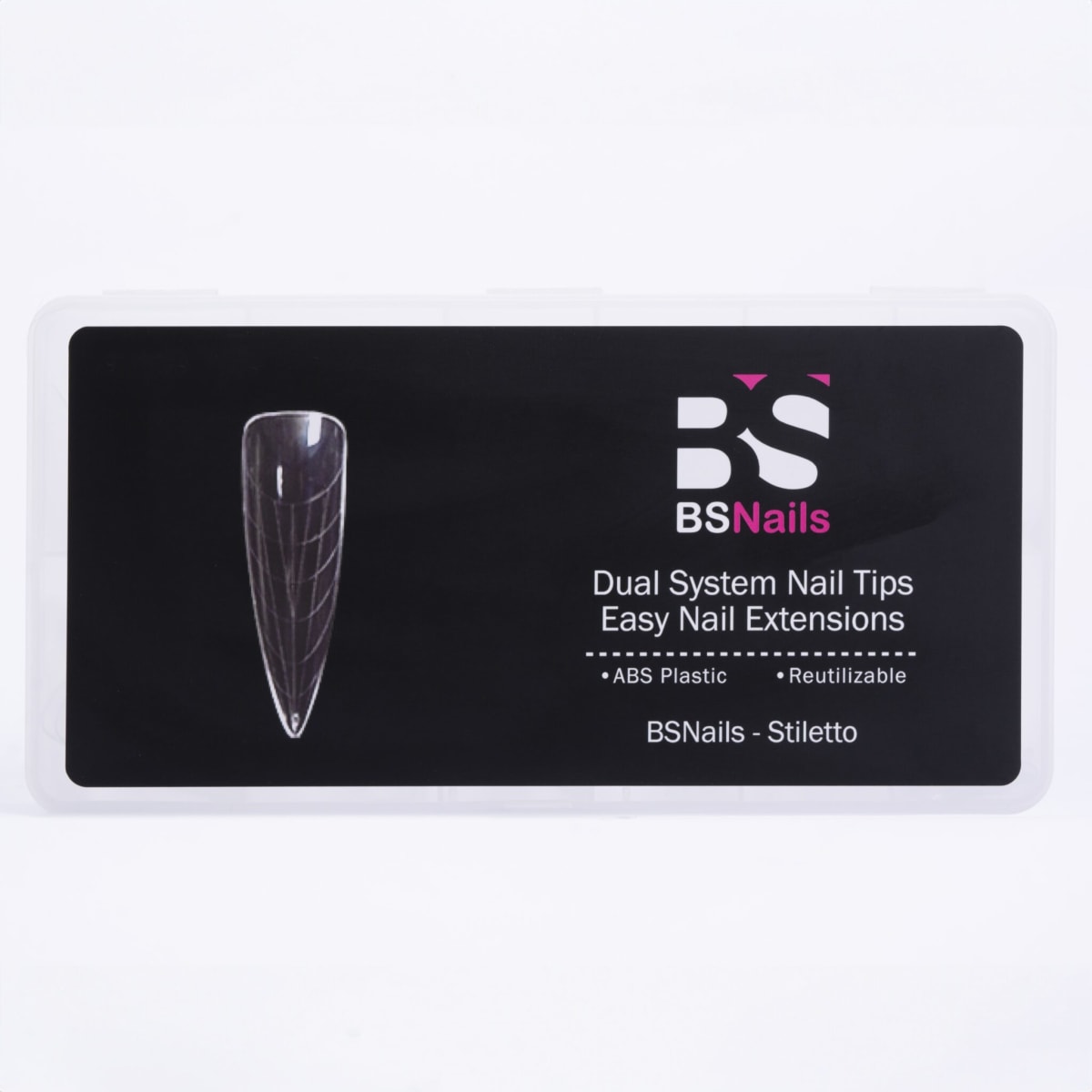 Dual System Nail Tips BSNAILS STILETTO 240pcs1